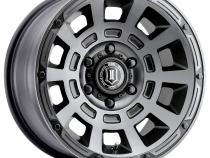 Thrust SMK 17 X 8.5 / 6 X 120 / 0 MM / 4.75 Inch Back Space Satin Black, ICON Alloys