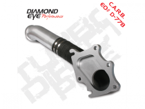 Turbo Downpipe 3 Inch Inlet/Outlet For 01-04 Silverado/Sierra 2500/3500 6.6L LB7 Performance Series Diamond Eye