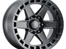 Raider 17 X 8.5 / 6 X 120 / 0 MM / 4.75 Inch Back Space Satin Black, ICON Alloys