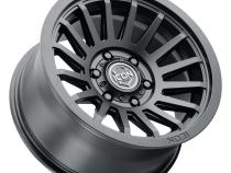 Recon Six 17 X 8.5 / 5 X 5.5 0MM Offset 4.75 Inch Back Space Satin Black, ICON Alloys