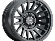 Recon Six 18 X 9 / 6 X 5.5 40MM Offset 6.6 Inch Back Space Gloss Black, ICON Alloys