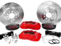 Brake System 14 Inch Front Extreme+ Silver 06-09 Chevy TrailBlazer SS BAER Brakes