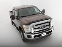 Bugflector II Hood Shield Dark Smoke for 2008-2010 Ford F-250 Super Duty/F-350 Super Duty Smoke AVS