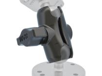 Ram Mount Double Socket Extension Short Black AJK Offroad