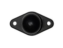 Ram Mount Small Base With Ball Black 1.0 inch diameter rubberized ball AJK Offroad