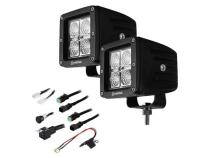 Cube Flood Light 90-degree Flood Light Pattern AJK Offroad