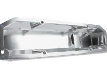 Fabricated Aluminum Valve Covers Silver Finish Fits 1965-1978 Chrysler 383-440 Big Block Long Bolt (Angled) Mr Gasket