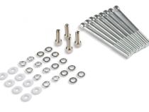 Fabricated Aluminum Valve Covers Silver Finish Fits 1965-1978 Chrysler 383-440 Big Block Long Bolt (Angled) Mr Gasket