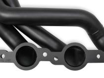 Long Tube Headers Painted 1968-1972 GM A-Body LS Swap, 1-7, 8 X 3 Inch Long Tube Headers, Painted Hooker BlackHeart