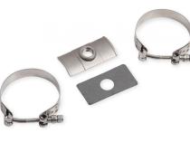 Oxygen Sensor O2 Bung 3.0 Inch Clamp-On Style For Vehicles That Utilize An Oxygen Sensor Hooker BlackHeart