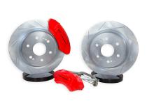 Claw Rotors W/Caliper Covers Rear Red Callaway (Slot/Zinc) 21-25 Gm1500 Trucks/SUV'S (Inclides Callaway Branded Caliper Covers) Baer Brakes