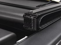 Deuce Tonneau Cover Black 2007-2021 Toyota Tundra 6 Foot 6 Inch Bed with Deck Rail System Truxedo