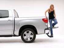 BedStep Retractable Bumper Step For 2007-2013 Toyota Tundra AMP Research