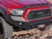 Aeroskin LightShield Hood Shield for 2016-2023 Toyota Tacoma Black AVS
