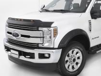 Aeroskin LightShield Hood Shield for 2017-2022 Ford F-450 Super Duty/F-250 Super Duty/F-350 Super Duty Black AVS