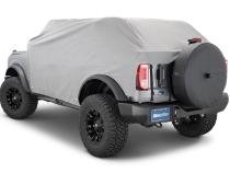 Vinyl Weatherproof Full Door Cab Cover fits with the factory Soft/Hard Top removed 21-Present Ford Bronco 4 Dr MasterTop