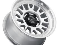 Anza 17 X 8.5 / 5 X 150 25MM Offset 5.75 Inch Back Space Sliver Machined, ICON Alloys