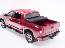 Solid Fold 2.0 Tonneau Cover Black Textured Paint 2007-2013 Toyota Tundra 5' 6 inch Bed without Deck Rail System Extang