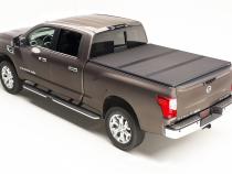 Solid Fold 2.0 Tonneau Cover Black Textured Paint 2004-2015 Nissan Titan 6' 7 inch Bed without Utili-Track System Extang