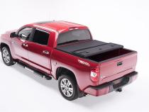 Solid Fold 2.0 Tonneau Cover Black Textured Paint 2007-2013 Toyota Tundra 6' 6 inch Bed without Deck Rail System Extang