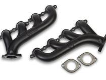 LS Swap Exhaust Manifolds Black Ceramic Finish Multi-Fit 2.25 In. Outlet Gen III, Gen Iv Chevrolet LS Engine Hooker BlackHeart