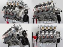 LS Swap Exhaust Manifolds Black Ceramic Finish Multi-Fit 2.25 In. Outlet Gen III, Gen Iv Chevrolet LS Engine Hooker BlackHeart