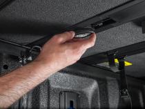 Solid Fold ALX Tonneau Cover Black Textured Paint 2022-2026 Toyota Tundra 6' 7 inch Bed with or without Deck Rail System Extang