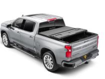 Solid Fold ALX Tonneau Cover Black Textured Paint 2020-2026 Silverado/Sierra 2500 HD/3500 HD 8' Bed without Factory Side Storage Boxes Extang