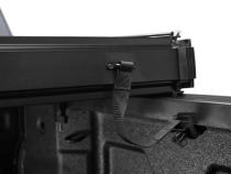Solid Fold ALX Tonneau Cover Black Textured Paint 2020-2026 Silverado/Sierra 2500 HD/3500 HD 8' Bed without Factory Side Storage Boxes Extang