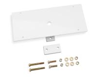 Utility Light Bracket Universal White 16 Inch X 7 Inch Rectangle Center Mount Backrack
