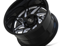 Cast Aluminum Wheels Gemini 9112 GB 20x10 Milled Spokes Gloss Black 8 On 165.1 Bolt Pattern -25 Offset Cali Offroad Wheels