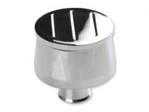 Breather Cap Chrome Plated Aluminum with Ball Milled Top CLEARANCE ITEM / ALL SALES FINAL Fits Valve Covers with a 1.22 Inch O.D. Hole Mr Gasket