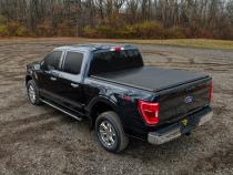 Trifecta 2.0 Tonneau Cover Black Leather Grained Fabric 1994-2003 Chevy S10/GMC Sonoma/1996-2000 Isuzu Hombre 6' Bed Extang