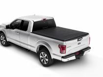Trifecta 2.0 Tonneau Cover Black Leather Grained Fabric 2017-2024 Nissan Titan 5' 7 inch Bed with Utili-Track System Extang