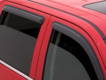 Ventvisor Deflector for 2000-2004 Nissan Frontier/Frontier Sc/Frontier Sve Crew Cab Pickup Smoke Outside Mount 4 Piece AVS
