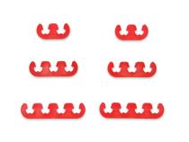 Wire Separator Kit Red 7 mm / 8 mm Plastic Fits 7 or 8mm Spark Plug Wires Mr Gasket
