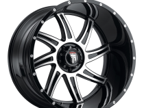 Vortex AT162 Gloss Black Machined 20X10 5-139.7 -24MM 87.1MM Off Road Wheels American Truxx
