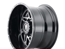 Warrior AT165 Gloss Black Machined 20X10 5-139.7 -24MM 110.3MM Off Road Wheels American Truxx