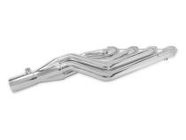 Gen III Hemi Swap Mid-Length Headers Silver Ceramic Coated Fits 1972-1974 Dodge D100, D150 2-Wheel Drive, 1974 Dodge Ramcharger 2-Wheel Drive, And 1974 Plymouth Trailduster 2-Wheel Drive Hooker BlackHeart