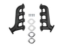 Lt Swap Exhaust Manifolds Black Ceramic Finish Multi-Fit GM Lt Exhaust Manifolds 2.50 Inch Outlet Hooker BlackHeart