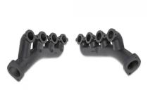 LS Swap Exhaust Manifolds 1990-2004 GM S-10, Sonoma LS Swap Exhaust Manifolds, 2.50 Inch Outlet Black Ceramic Finish Hooker BlackHeart