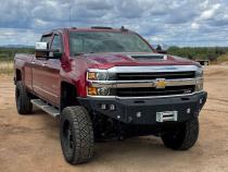 2015-2019 Chevy Silverado 2500/3500 Octane Front Winch Bumper W/ Parking Sensors Chassis Unlimited