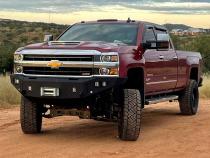 2015-2019 Chevy Silverado 2500/3500 Octane Front Winch Bumper W/ Parking Sensors Chassis Unlimited
