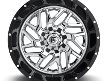 Aluminum Wheels 20X10 Triton D211 8 On 165.1 Chrome/Gloss Black Lip 125.1 Bore -19 Offset Mesh Spoke Fuel Off Road Wheels