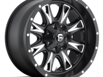 Aluminum Wheels 18X9 Throttle D513 8 On 165.1 Black Milled 125.2 Bore 20 Offset Fuel Off Road Wheels