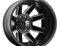 Dually Wheels 17X6.5 Maverick Dually D538 8 On 210 Black Milled 154.3 Bore -140 Offset 7 Spoke Outer Dually Fuel Off Road Wheels