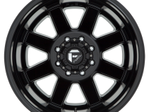 Dually Wheels 17X6.5 Maverick Dually D538 8 On 210 Black Milled 154.3 Bore -140 Offset 7 Spoke Outer Dually Fuel Off Road Wheels