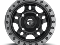 Aluminum Wheels 15X7 Anza UTV D557 4 On 136 Matte Black Beadlock 110.2 Bore 38 Offset 5 Spoke Fuel Off Road Wheels