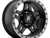 Aluminum Wheels 17X8.5 Anza D557 6 On 139.7 Matte Black 108 Bore 6 Offset 5 Spoke Fuel Off Road Wheels