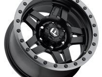 Aluminum Wheels 17X8.5 Anza D557 6 On 139.7 Matte Black 108 Bore 6 Offset 5 Spoke Fuel Off Road Wheels